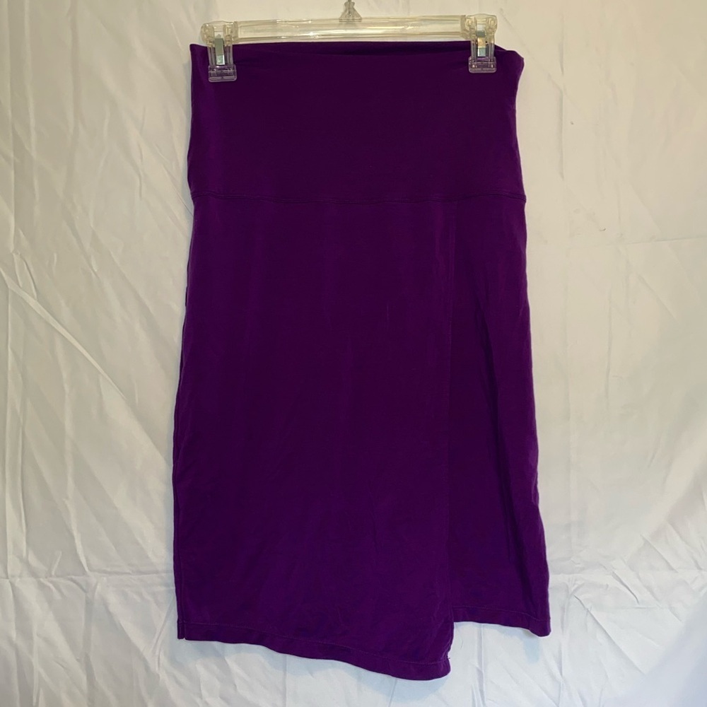Athleta Purple Asymmetrical Pencil Skirt Cocktail